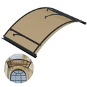 GUANSU-CN Round Arch Awnings With Aluminum Alloy Brackets For Door Patio House Decor